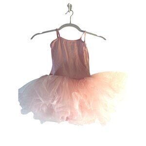 100 Toddler Girls Dance Leotard TuTu Pink Size 4